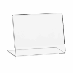 Plexiglass de présentation - Format Paysage - 8,50cm x 12cm