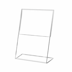Plexiglass de présentation - Format Portrait - 15,5cm x 10cm