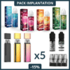 Pack Implantation E-liquide Calm+ for Vape Shop