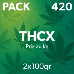 Pack Résines THCX 2.0 - 2 x 100g de Hash