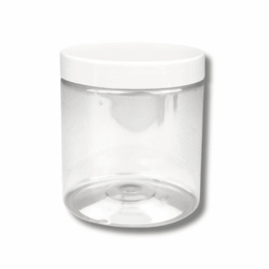 Pot PET transparent + couvercle / opercule - D45mm 70ml
