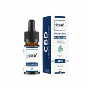 Huile CBD 40% Broad Spectrum - Chanvre - Hexa3