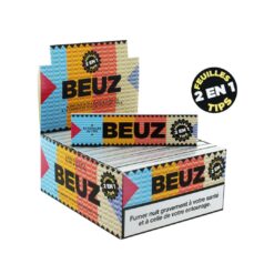 Grossiste Feuille Slim Beuz ® Blanc + Tips (24 paquets)