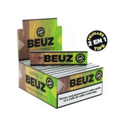 Grossiste Feuille Slim Beuz ® Brown + Tips (24 paquets)