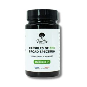 Grossiste Gélules Huile CBD - Broad Spectrum - Nobilis