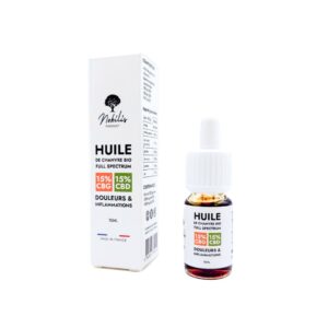 Grossiste Huile CBD Full Spectrum Nobilis 15% CBD et 15% CBG en 10ml