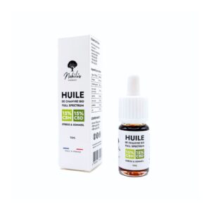 Grossiste Huile CBD Full Spectrum Nobilis 15% CBD et 15% CBN en 10ml