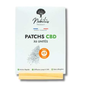 Grossiste Patch CBD - Nobilis - 45mg x 6