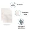 Grossiste - Sachets plastiques Blanc 70x100mm