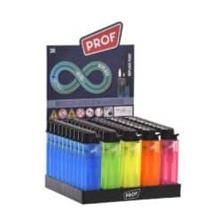 Briquets Flint Transparents x50 - Prof